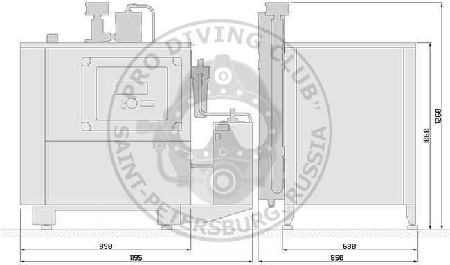 Компрессор Coltri Nitrox LP 300 Rotary Компрессор Coltri Nitrox LP 300 Rotary