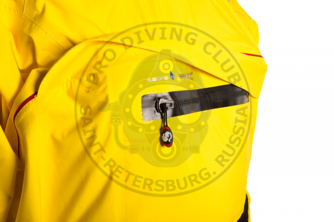 Гидрокостюм сухой надводный Ursuit Gemino Venture, yellow-black, Gore-Tex Гидрокостюм сухой надводный Ursuit Gemino Venture, yellow-black, Gore-Tex