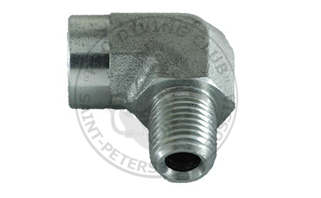 Переходник 1/4"NPTM-1/4"NPTF угловой GMC