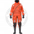Гидрокостюм сухой надводный Ursuit Sea Horse SAR, orange Gore-Tex SOLAS