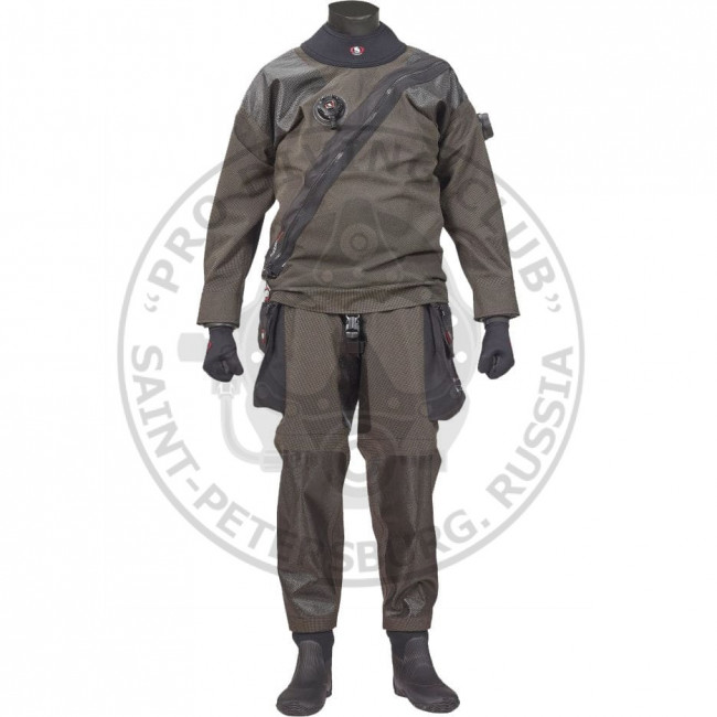 Гидрокостюм сухой Ursuit Kevlar Lady Black Breathable Diving Suit Гидрокостюм сухой Ursuit Kevlar Lady Black Breathable Diving Suit