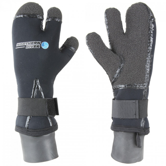 Перчатки Northern Diver 7mm Kevlar Mitts Gloves 3х-палые