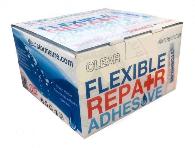 Клей Stormsure Flexible Repair Adhesive прозрачный,коробка 100 x 5г Клей Stormsure Flexible Repair Adhesive прозрачный,коробка 100 x 5г