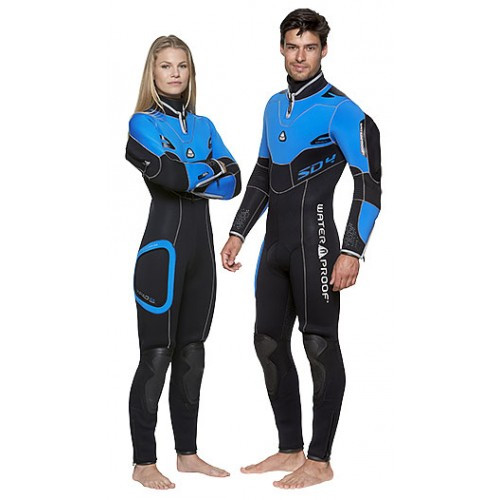 Гидрокостюм Waterproof SD4 полусухой/сухая молния 7 мм Гидрокостюм Waterproof SD4 полусухой/сухая молния 7 мм