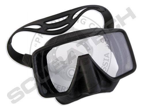 Маска SCUBATECH Frameless Classic black silicon matt Маска SCUBATECH Frameless Classic black silicon matt