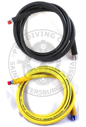 Шланг среднего давления Apeks 3/8" (желтый)