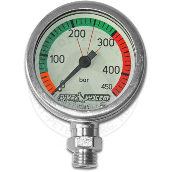 Манометр Dive System 450 бар металлический