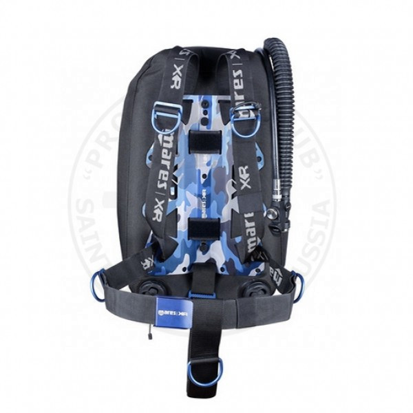 Комплект Mares Blue Battle Backmount 16л, с алюминиевым крепежём XR